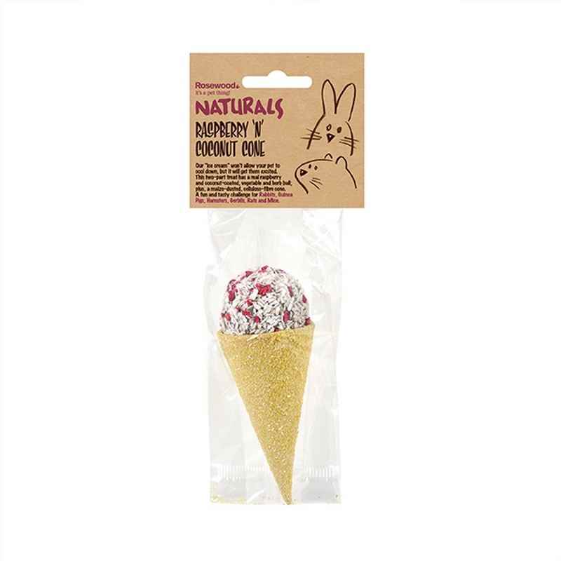 Rosewood Naturals Raspberry n Coconut Cone 70g x 6