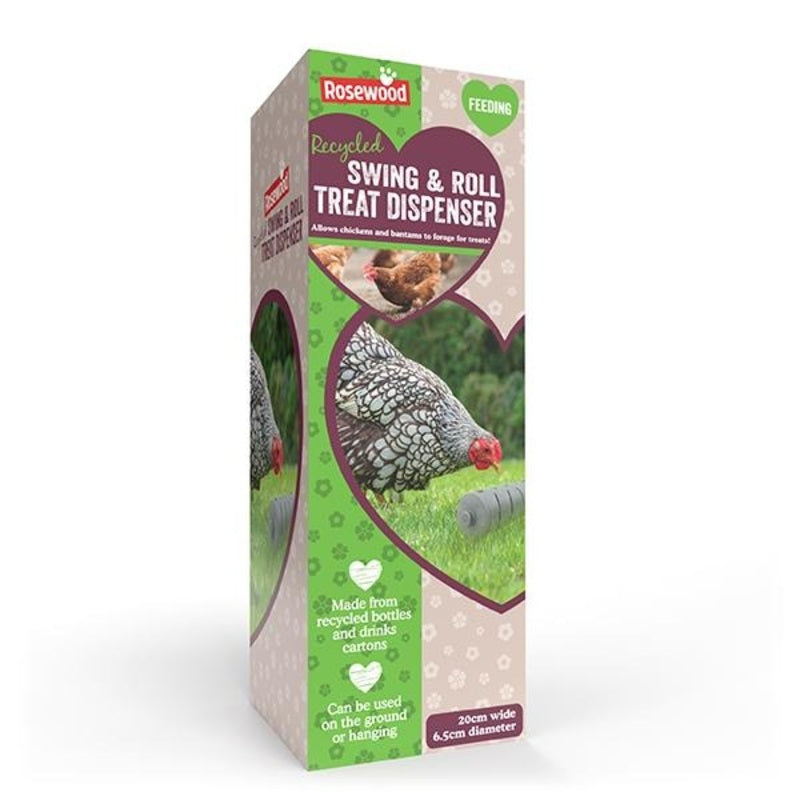 Rosewood Play-Time Recycled Swing & Roll Treat Dispenser