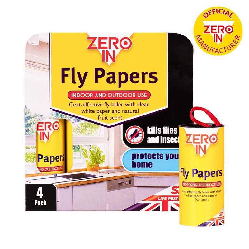The Buzz Fly Paper 4 Pack