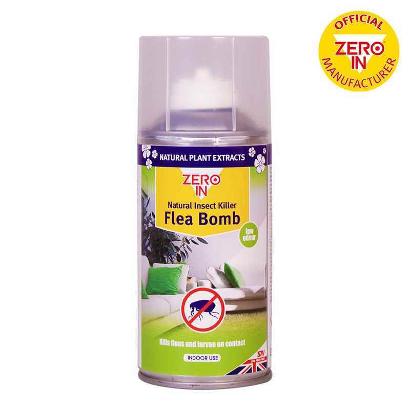 Zero In Natural Insect Killer Flea Aerosol Bomb 150ml