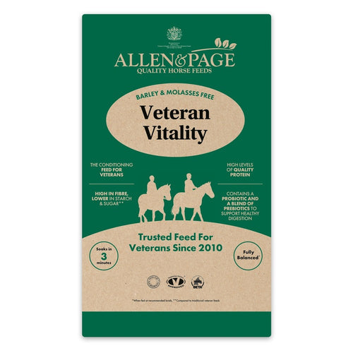 Allen & Page Veteran Vitality Horse Feed 20kg