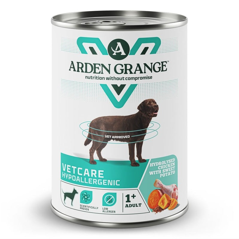 Arden Grange VetCare Hypoallergenic Chicken with Sweet Potato 395g x 6