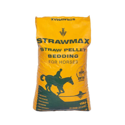 Bedmax Strawmax Straw Pellet Horse Bedding 15kg