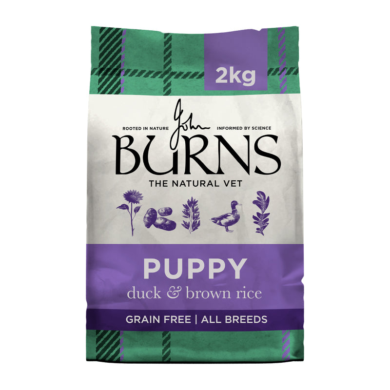 Burns Puppy & Junior Grain Free Duck & Potato 2kg