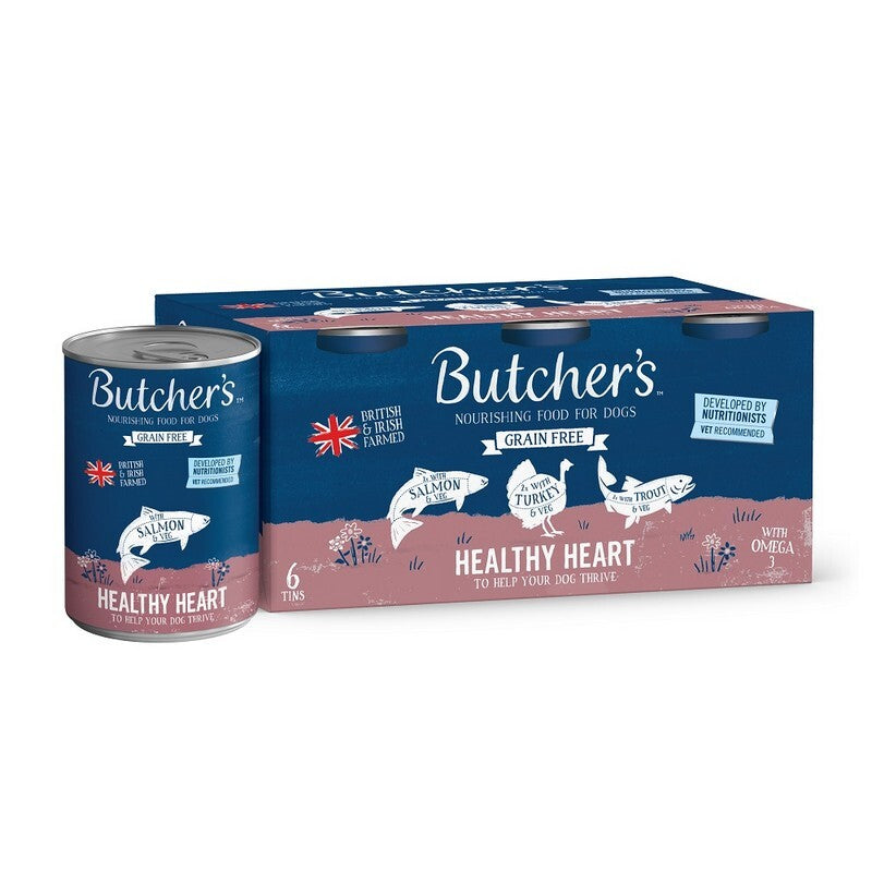 Butchers Grain Free Healthy Heart Tins 390g x 6 x 4