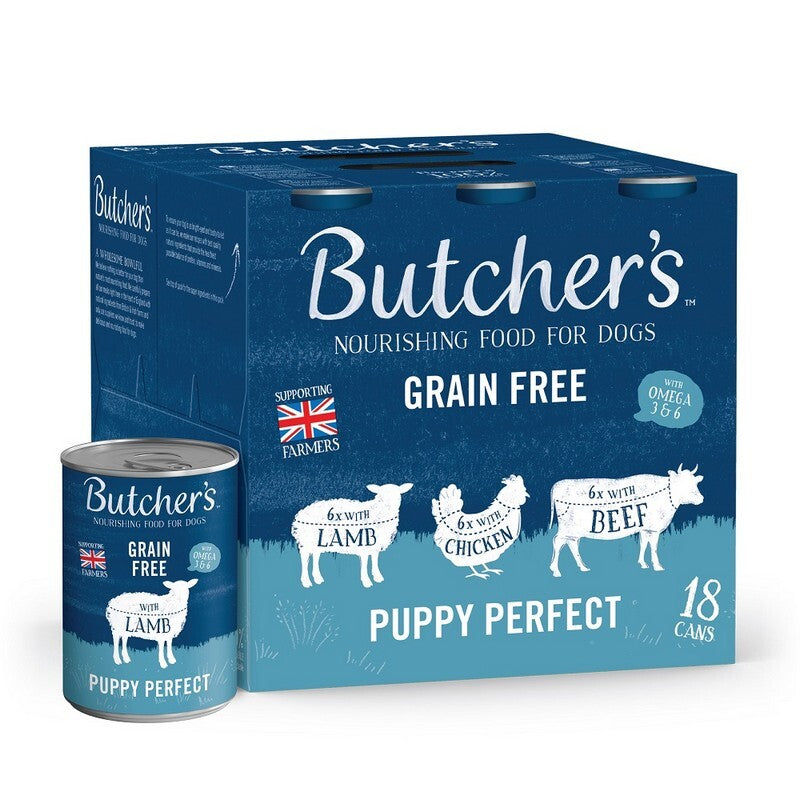 Butchers Grain Free Puppy Perfect Tins 400g x 18
