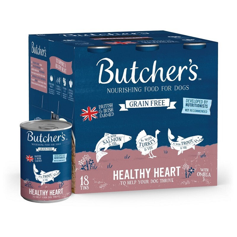 Butchers Grain Free Healthy Heart Tins 390g x 18