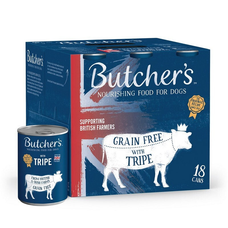 Butchers Grain Free Tripe Tins 400g x 18