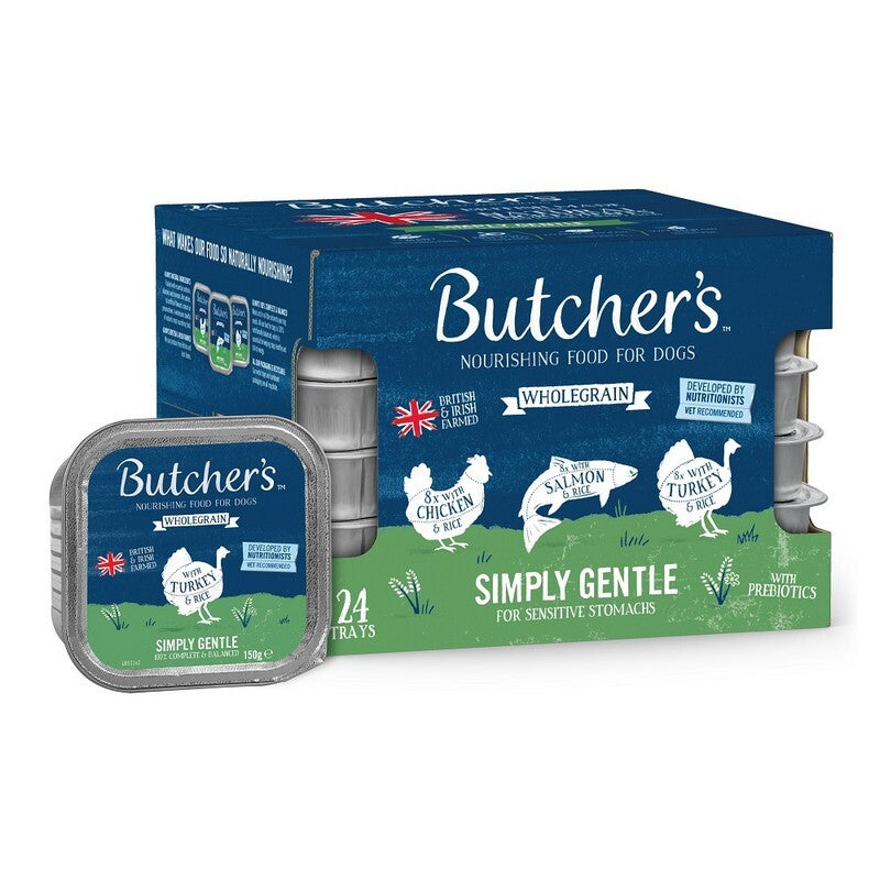 Butchers Wholegrain Simply Gentle Foils 150g x 24