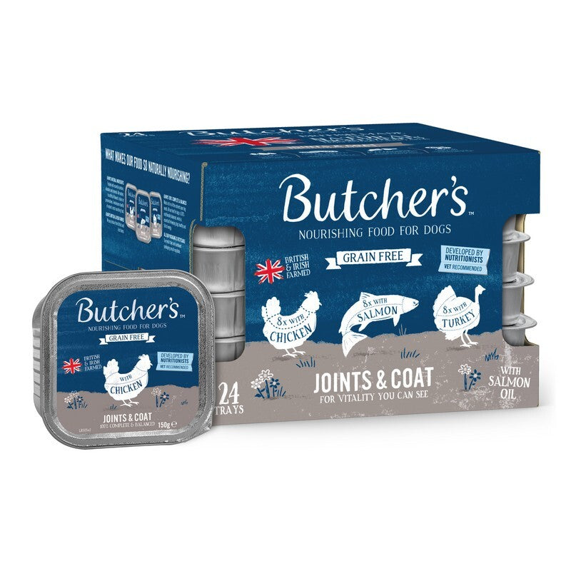 Butchers Grain Free Joints & Coat Foils 150g x 24