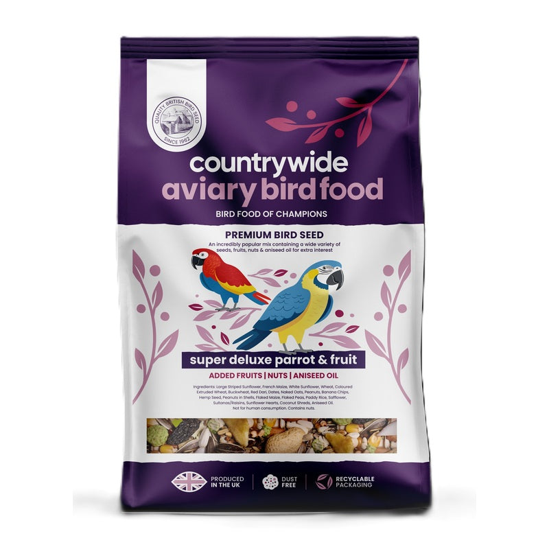 Countrywide Super Deluxe Parrot with Fruit Mix