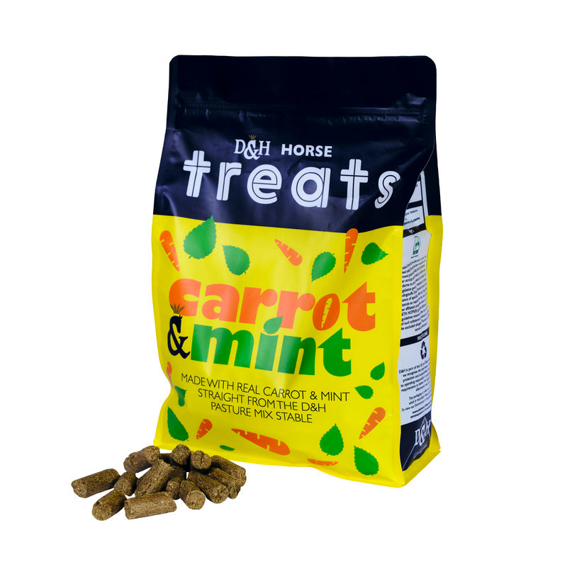 Dodson & Horrell Carrot & Mint Horse Treats 1kg x 10