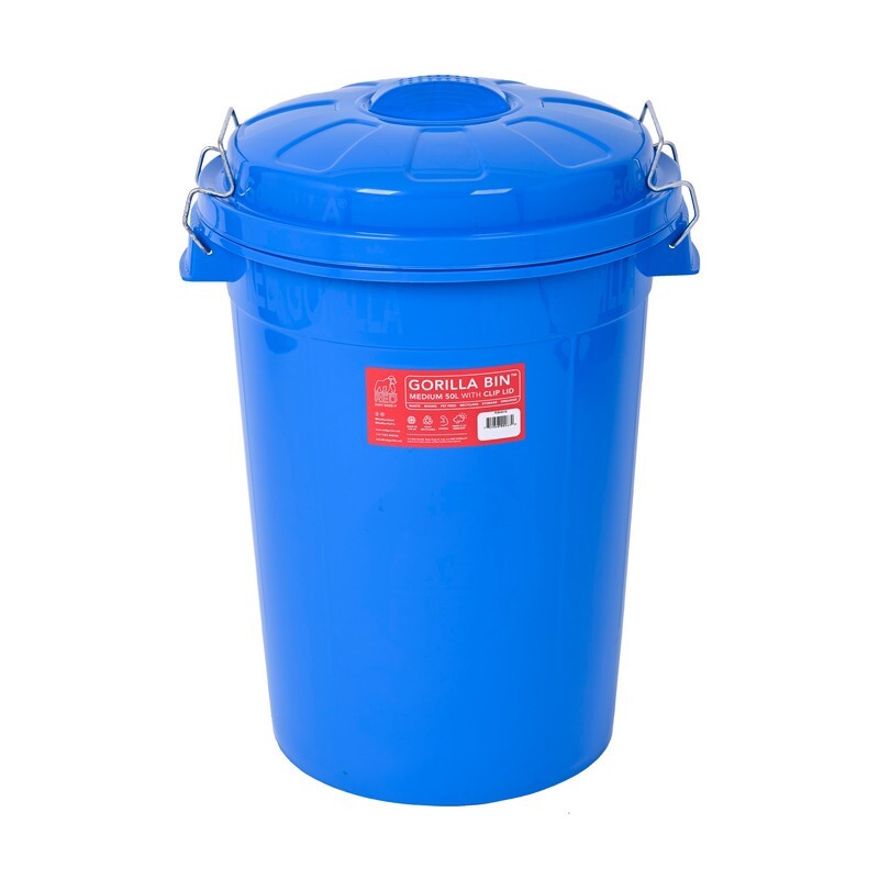 Red Gorilla Bin with Clip Lid