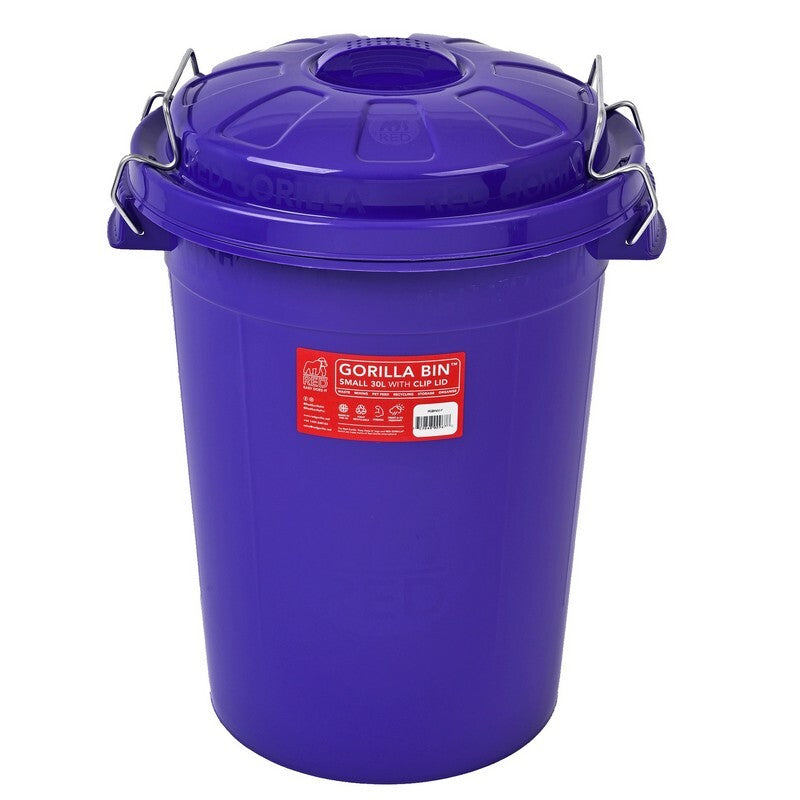 Red Gorilla Bin with Clip Lid