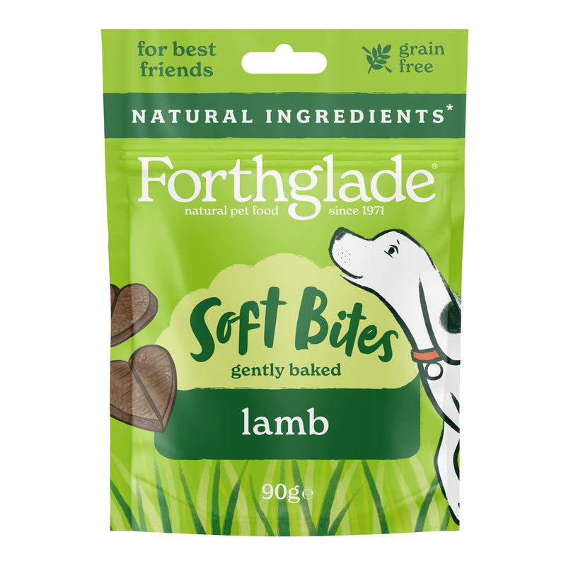 Forthglade Natural Soft Bites Lamb Treats 90g x 8