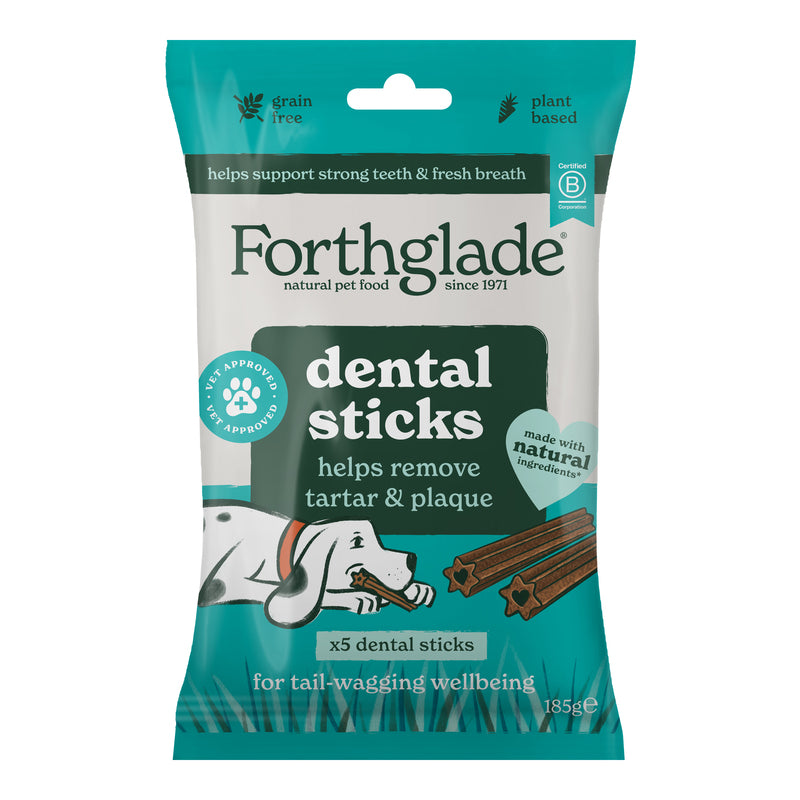 Forthglade Dental Grain Free Sticks 185g (5 Sticks) x 10