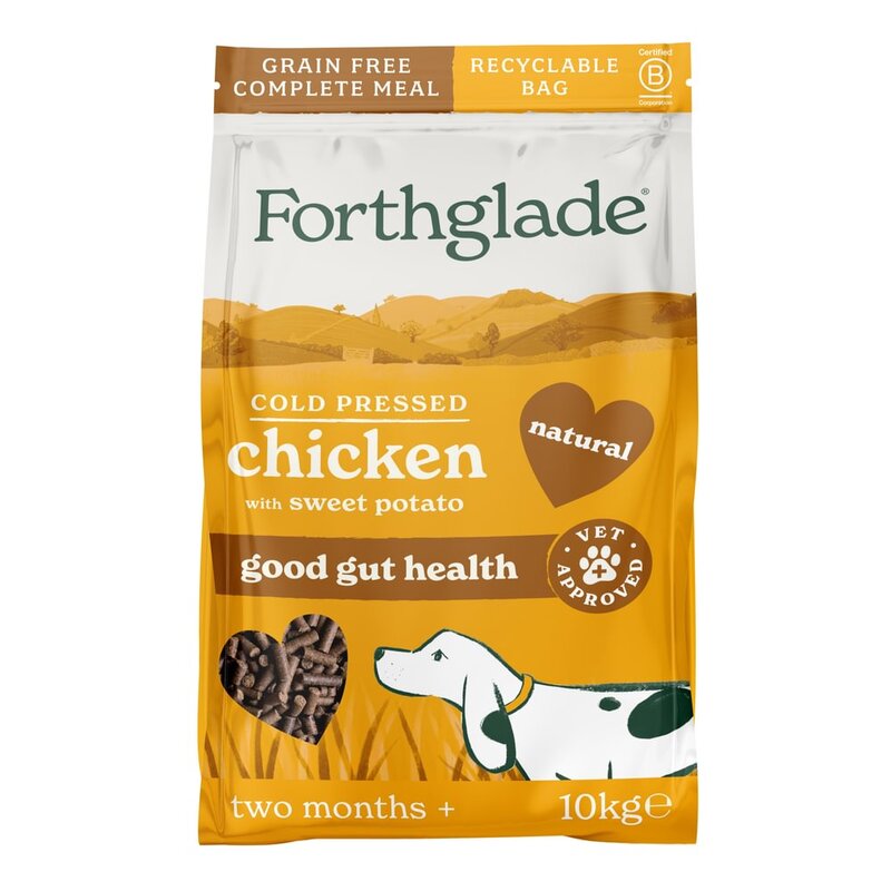 Forthglade Adult Cold Pressed Grain Free Chicken with Sweet Potato 10kg