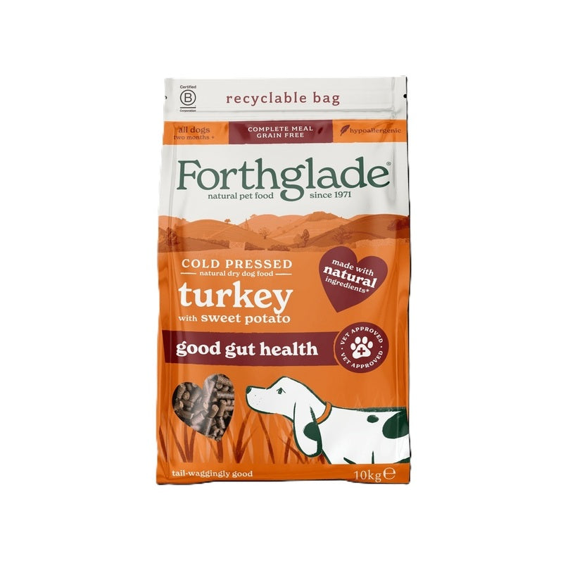 Forthglade Adult Cold Pressed Grain Free Turkey with Sweet Potato