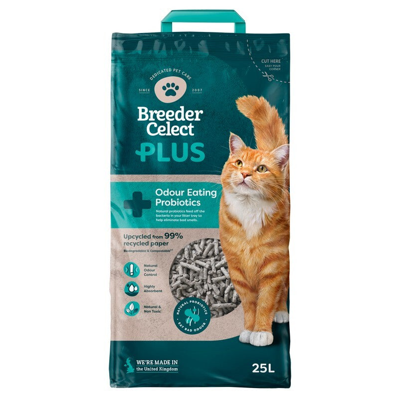 Breeder Choice Plus Probiotic Cat Litter 25L