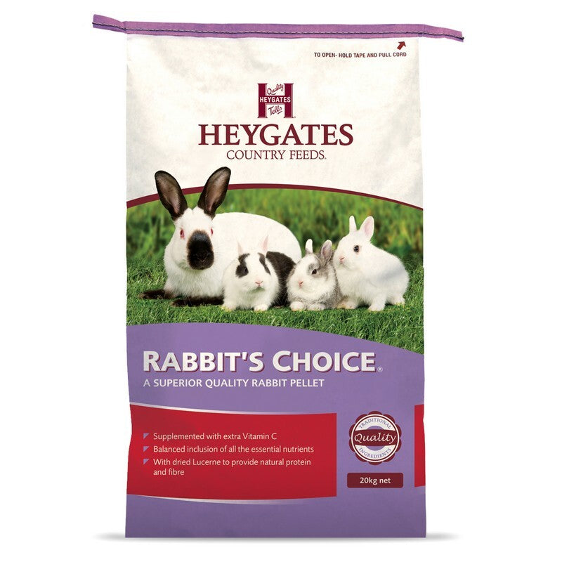 Heygates Rabbit Choice Pellets 20kg