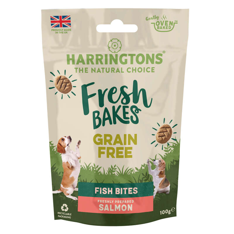 Harringtons Salmon Roll Treats 100g x 8