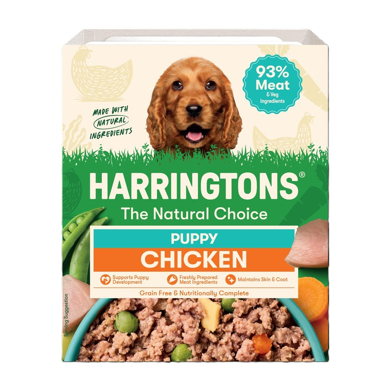 Harringtons Puppy Complete Chicken Trays 380g x 8