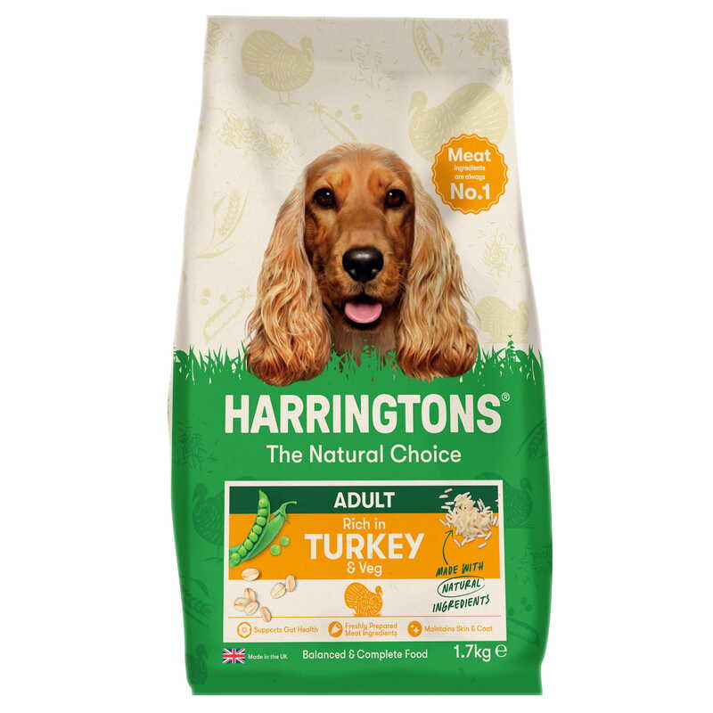 Harringtons Adult rich in Turkey & Veg 1.7kg x 4