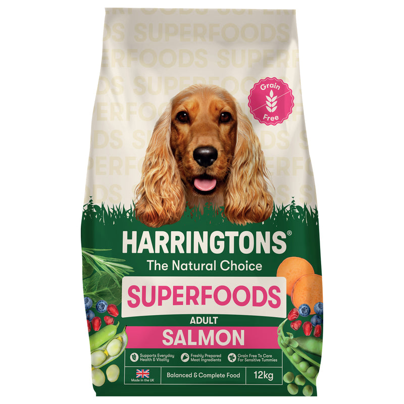 Harringtons Adult Grain Free Superfoods Salmon & Veg