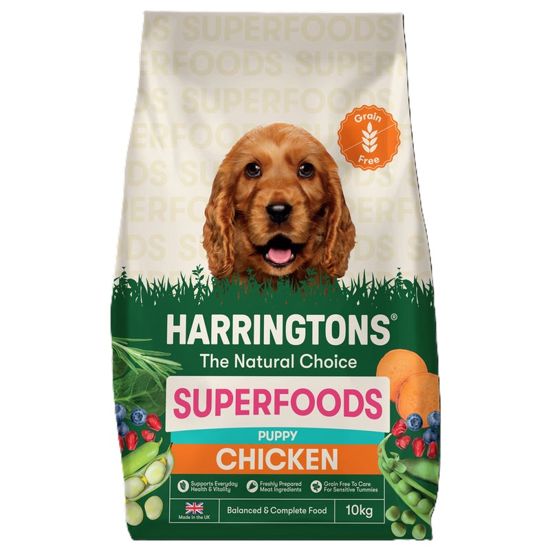 Harringtons Puppy Grain Free Superfoods Chicken & Veg