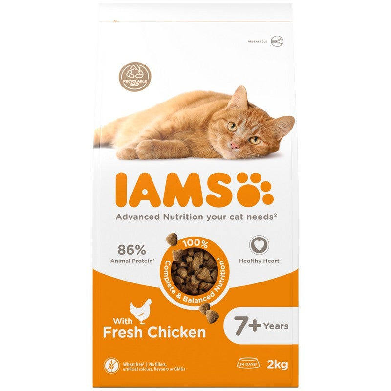 Iams Cat Senior with Chicken
