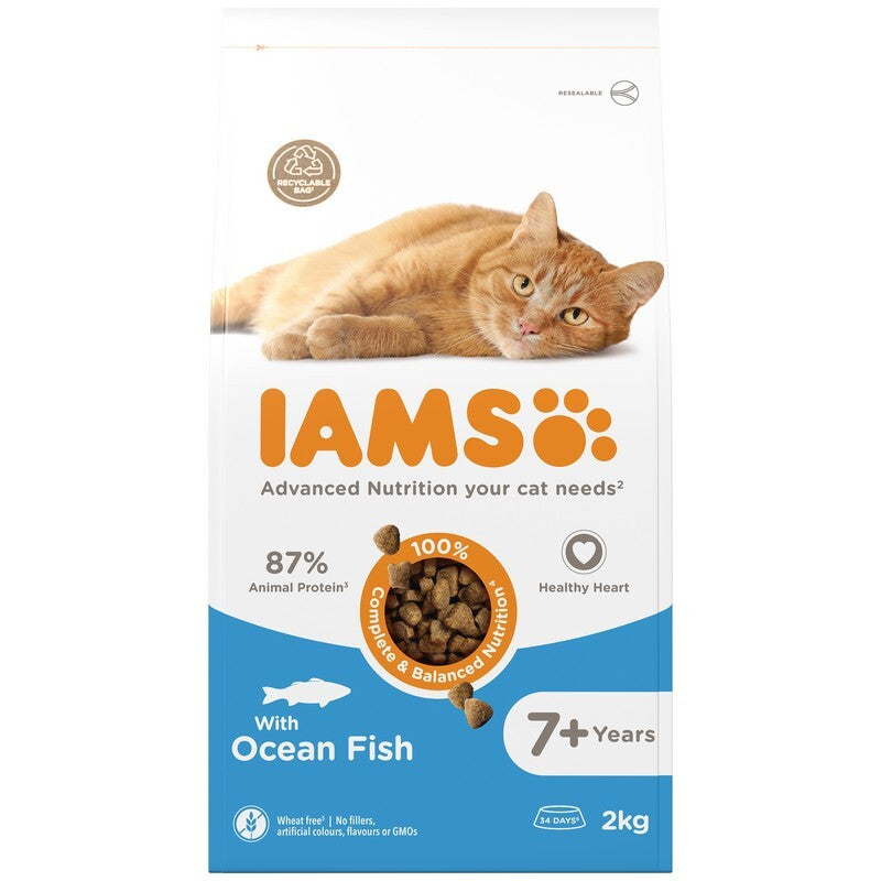Iams Cat Senior with Ocean Fish