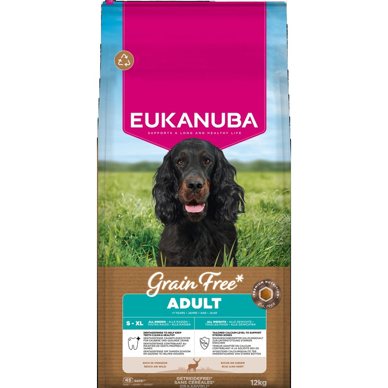 Eukanuba Adult Grain Free All Breeds Venison