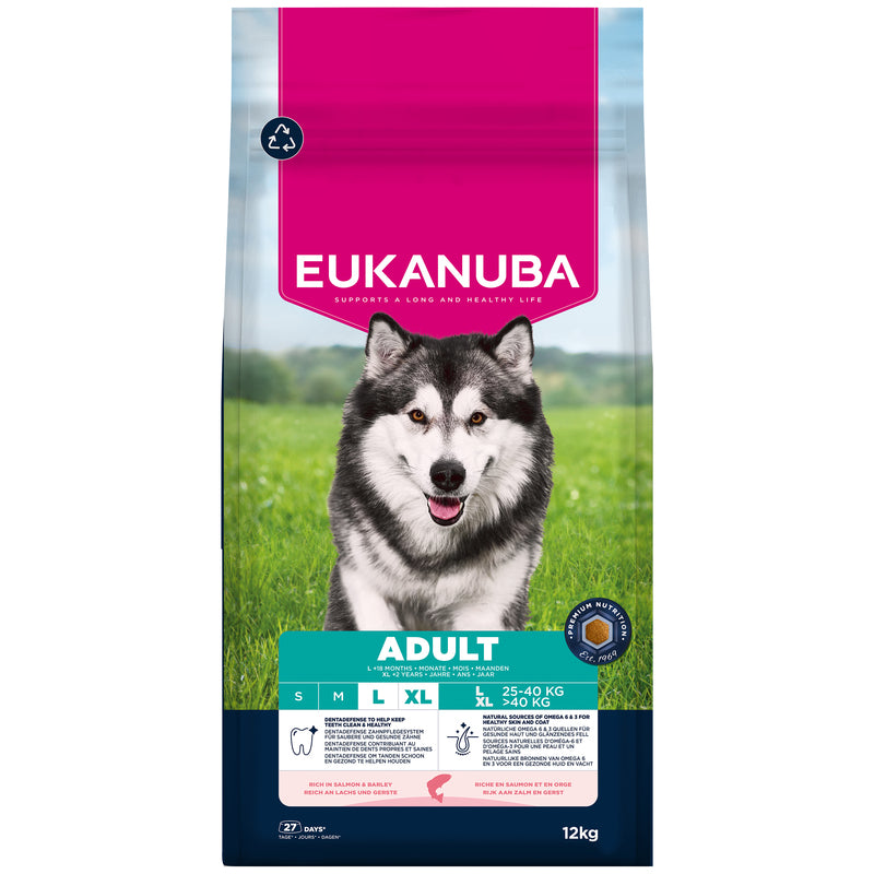 Eukanuba Adult Breed Salmon & Barley 12kg