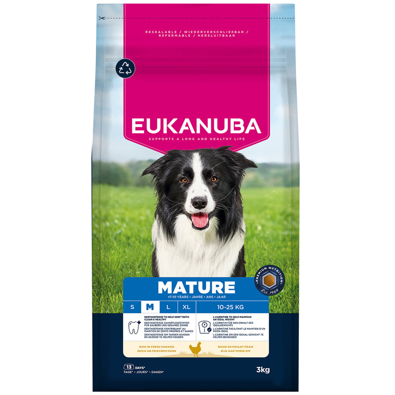 Eukanuba Mature Medium Breed Chicken