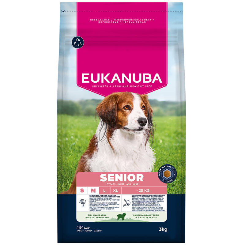 Eukanuba Senior Small Medium Breed Lamb & Rice