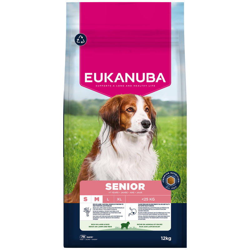 Eukanuba Senior Small Medium Breed Lamb & Rice