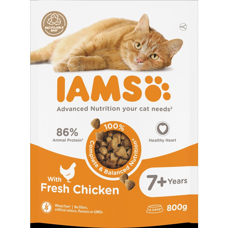 Iams Cat Senior with Chicken