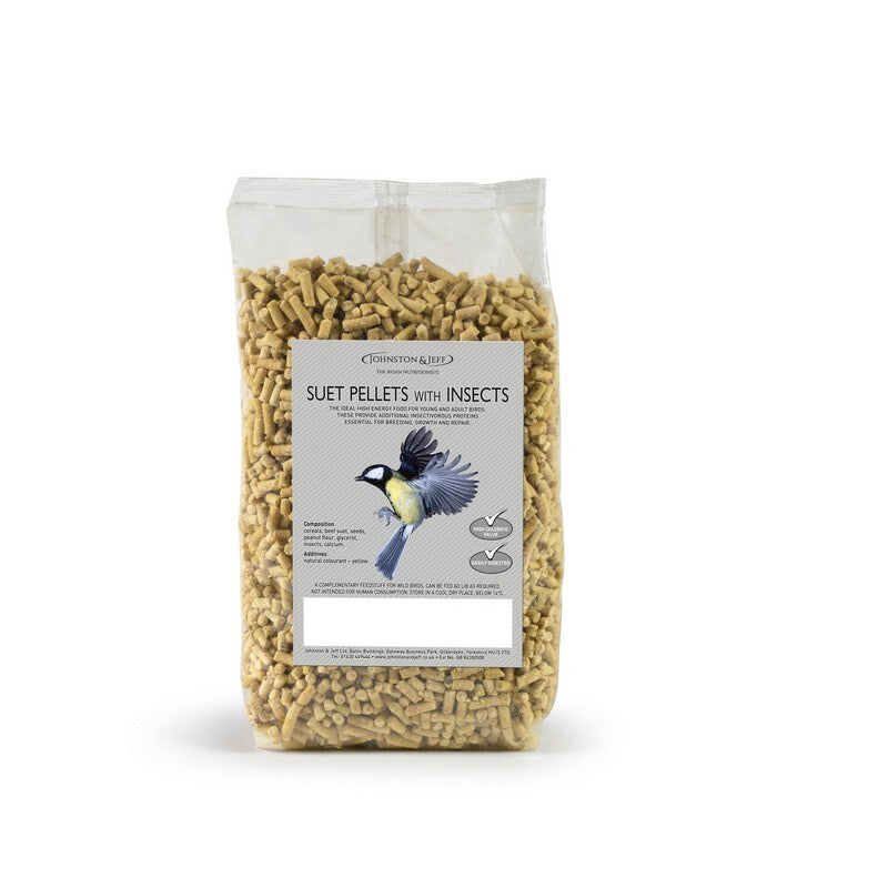 Johnston & Jeff Suet Pellets with Insects
