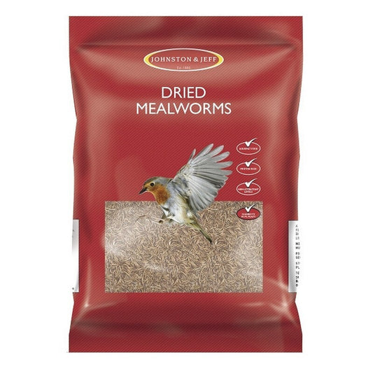 Johnston & Jeff Dried Mealworm 100g x 12