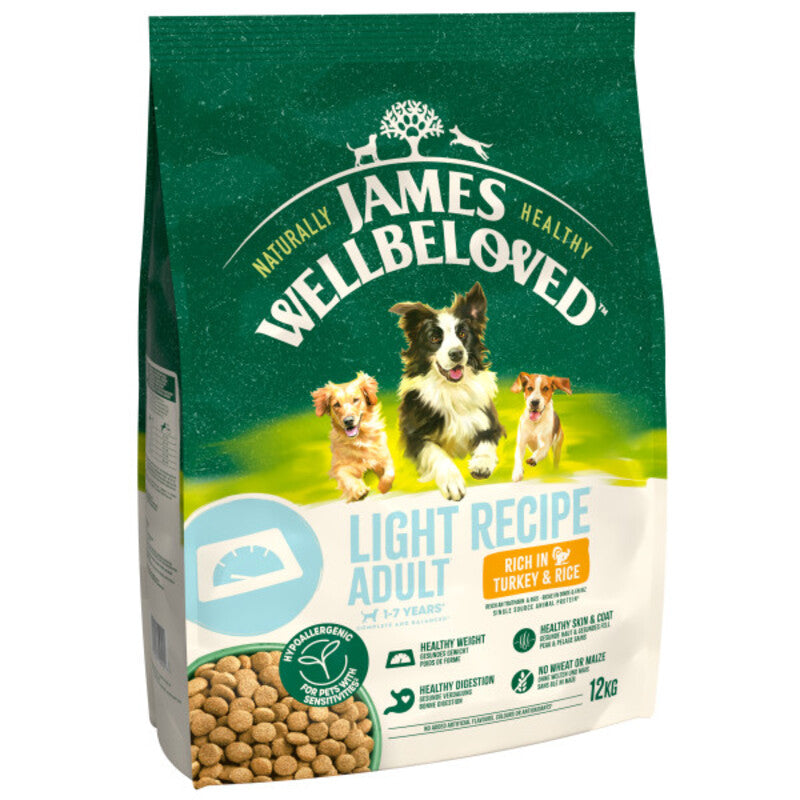 James Wellbeloved Adult Light Turkey & Rice 12kg