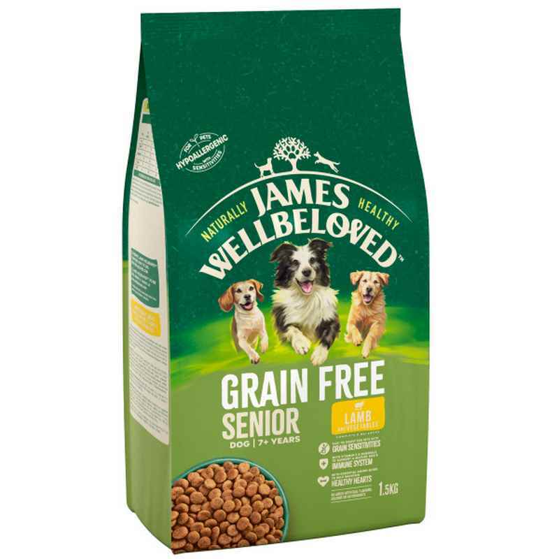 James Wellbeloved Senior Grain Free Lamb & Vegetable 1.5kg