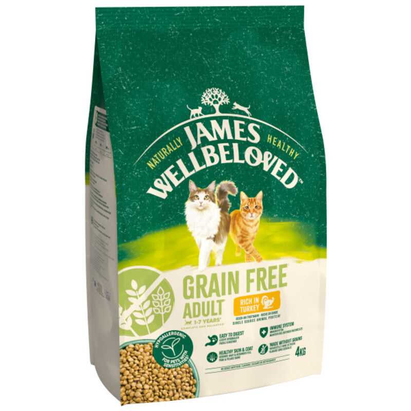 James Wellbeloved Adult Cat Turkey Grain Free