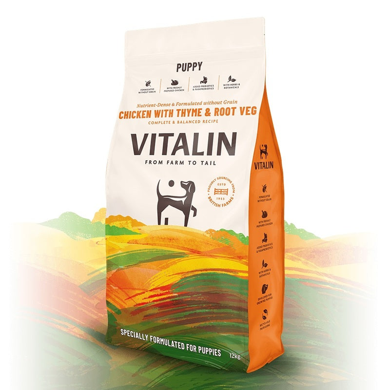Vitalin Puppy Chicken with Thyme & Root Veg