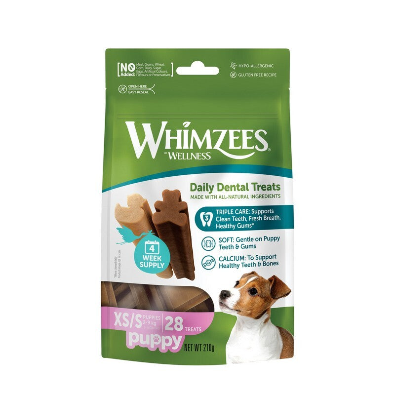 Whimzees Puppy Daily Dental Treat x 6