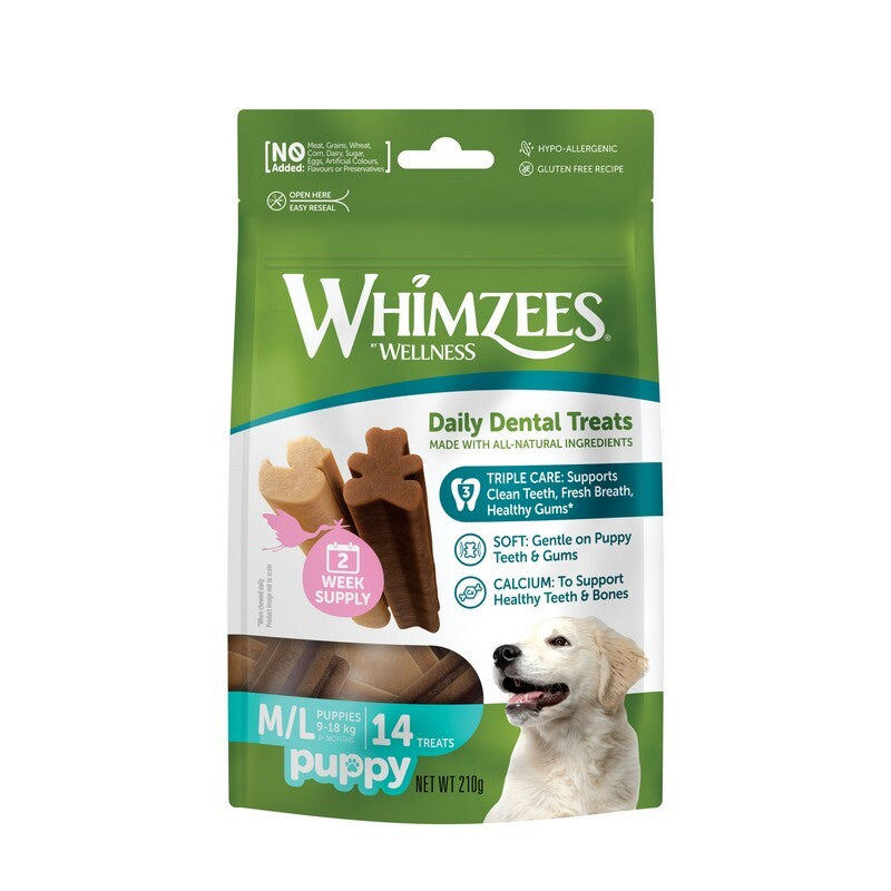 Whimzees Puppy Daily Dental Treat x 6
