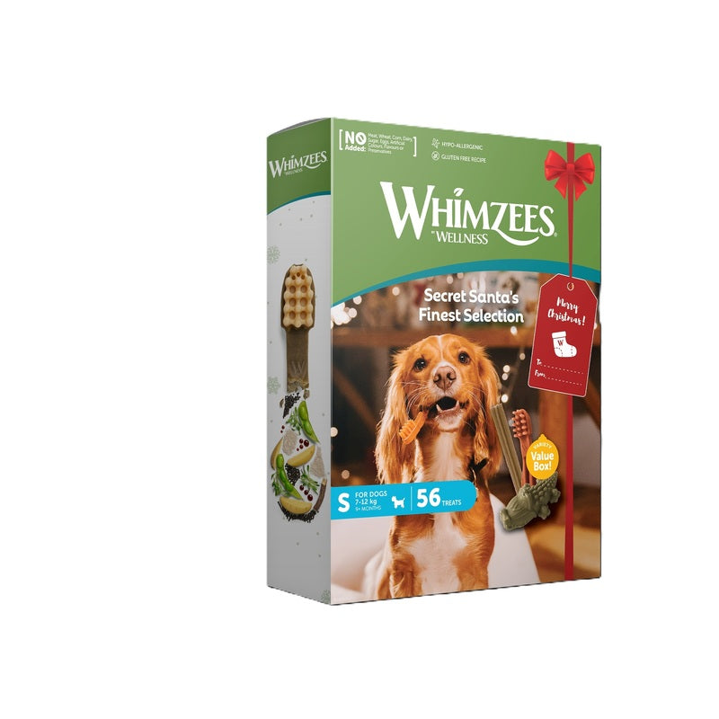 Whimzees Xmas Variety Value Box pieces