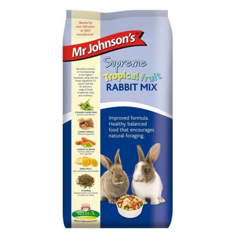 Mr Johnsons Supreme Tropical Fruit Rabbit Mix