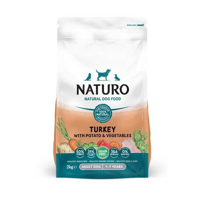 Naturo Adult Grain Free Turkey with Potato & Veg