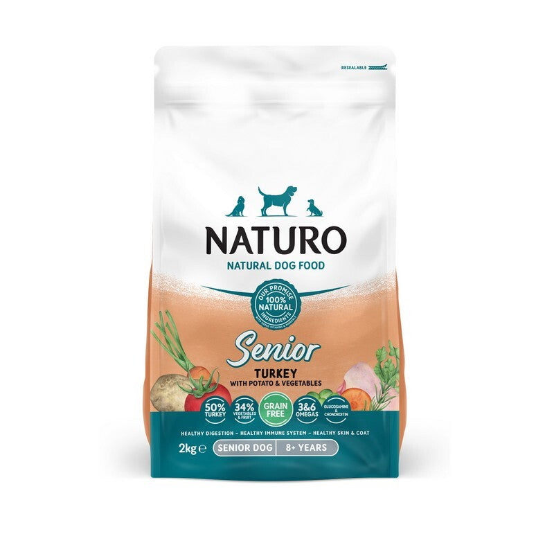 Naturo Senior Grain Free Turkey with Potato & Veg 2kg x 4