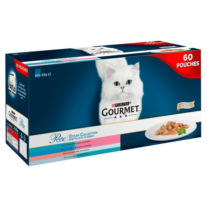 Gourmet Perle Chefs Ocean Collection Mini Fillets in Gravy 85g x 60